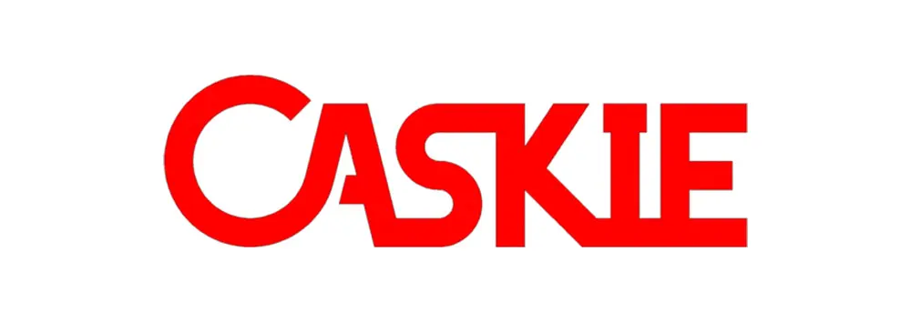 Red stylized wordmark 