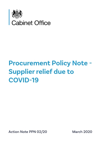 Supplier relief due to COVID-19