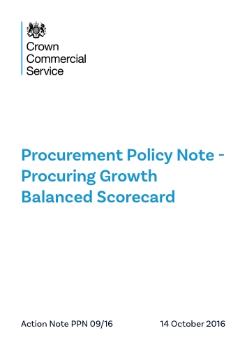 Procurement Policy Note